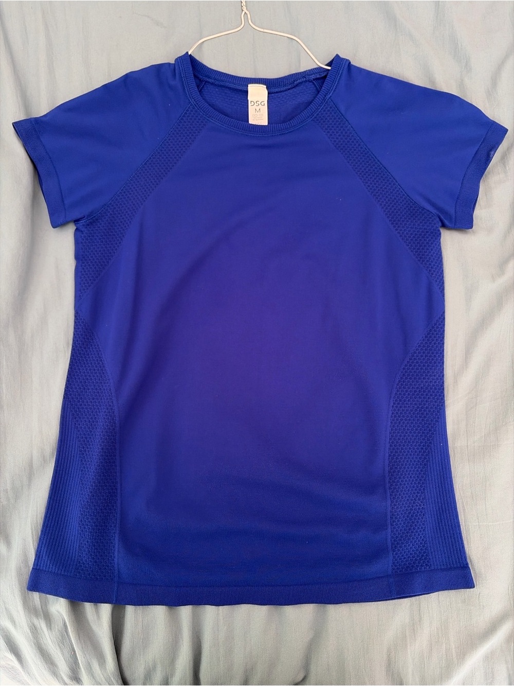 DSG Youth Girls Short Sleeve Athletic Tee - Royal Blue